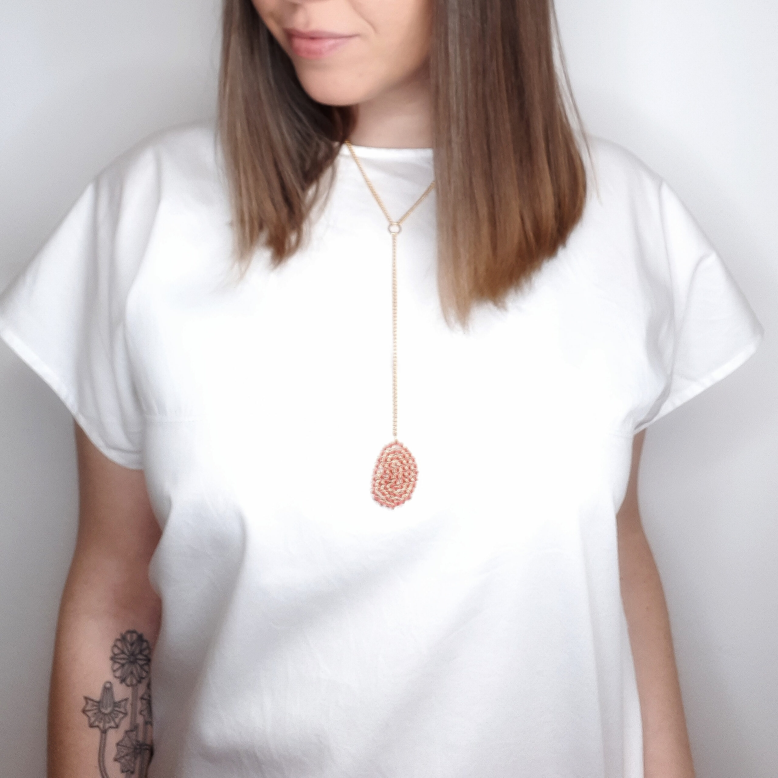 COLLANA ALVEARE - ROSSO