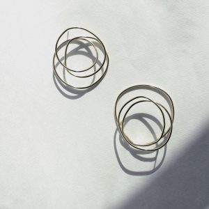 Orecchini spirali grandi in argento